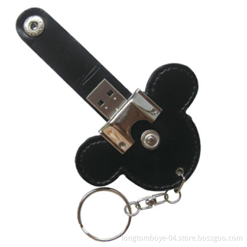Cartoon Micky Leather USB Sitck 8GB
